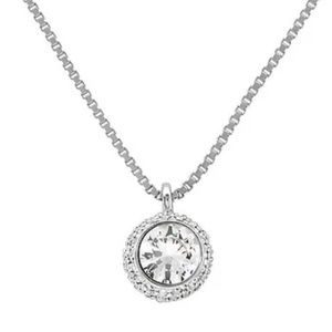 Swarovski flirt necklace; double sided pendent